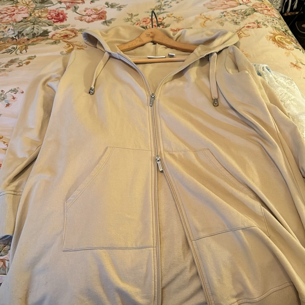 🐷 Denim & Co Active ZipFront Hoodie Tunic Jacket - Picture 12 of 14
